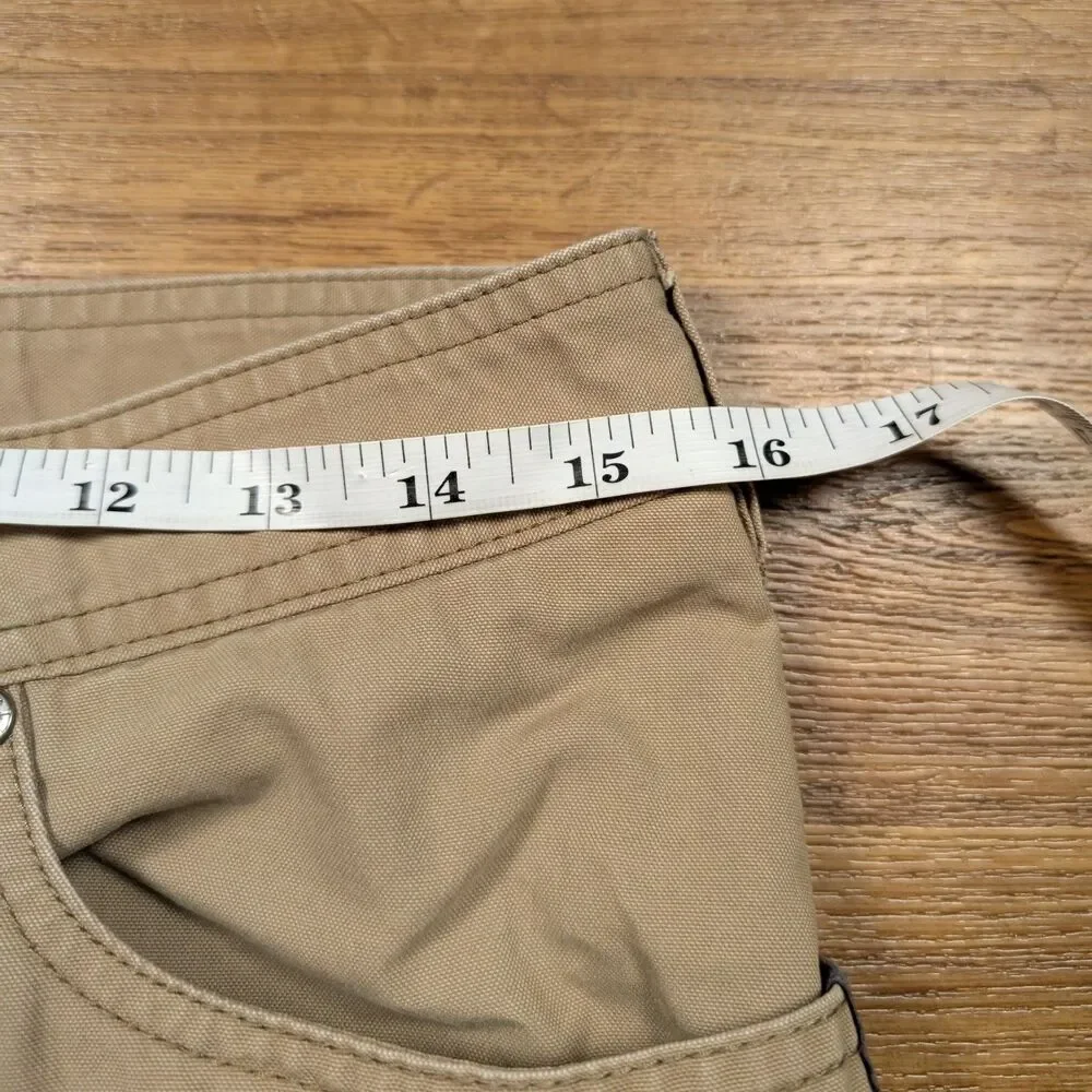 LL Bean Riverton Pants Mens 30x32(31) Beige Hiking Outdoor Utility Cargo